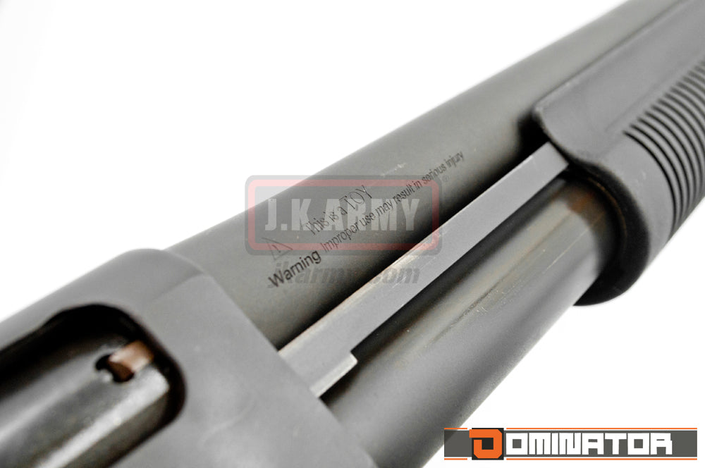 DOMINATOR DM870 Shotgun Airsoft Full Steel ( 4+1 Version ) ( BK )