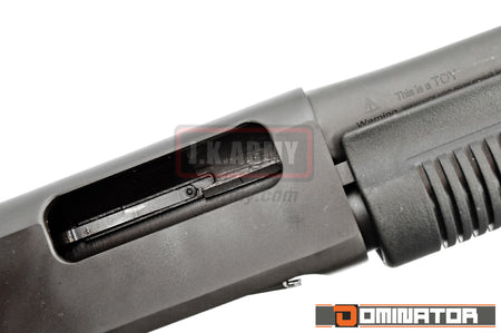 DOMINATOR DM870 Shotgun Airsoft Full Steel ( 4+1 Version ) ( BK )