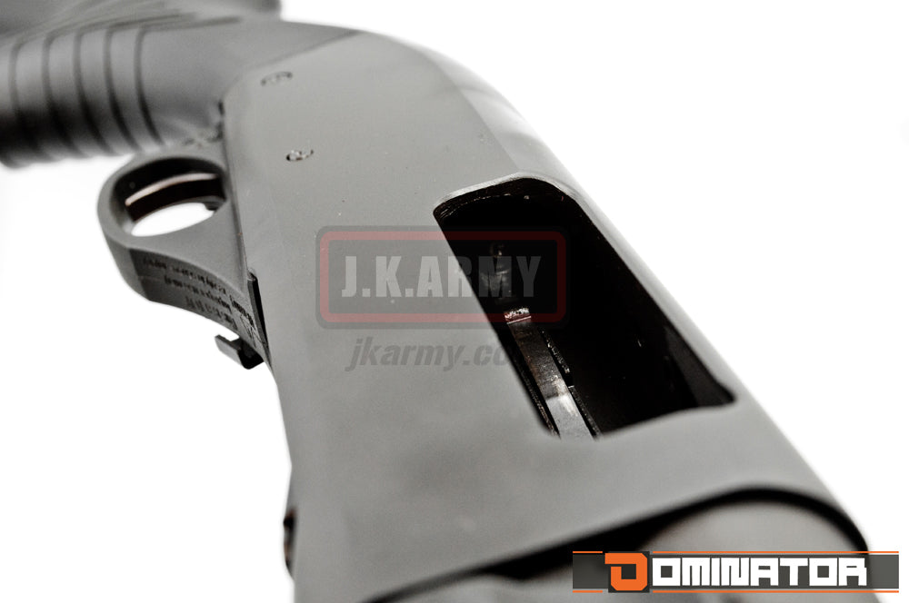 DOMINATOR DM870 Shotgun Airsoft Full Steel ( 4+1 Version ) ( BK )