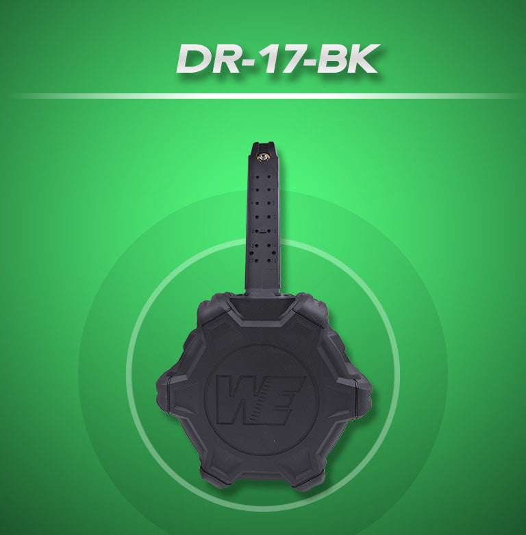 WE 350 Rounds Drum Gas Magazine For WE G-Model GBBP Series