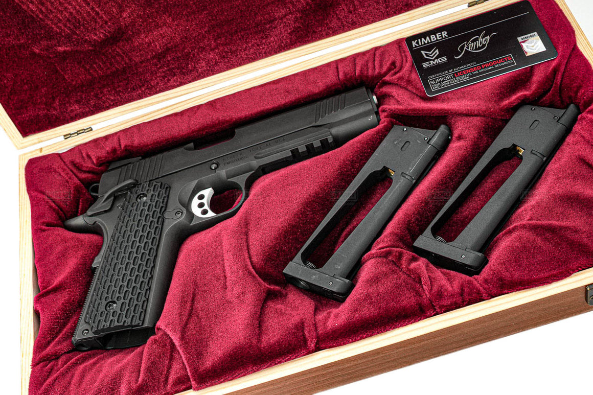 EMG Kimber Licensed CNC Steel Warrior 1911 CO2 GBB Pistol Airsoft