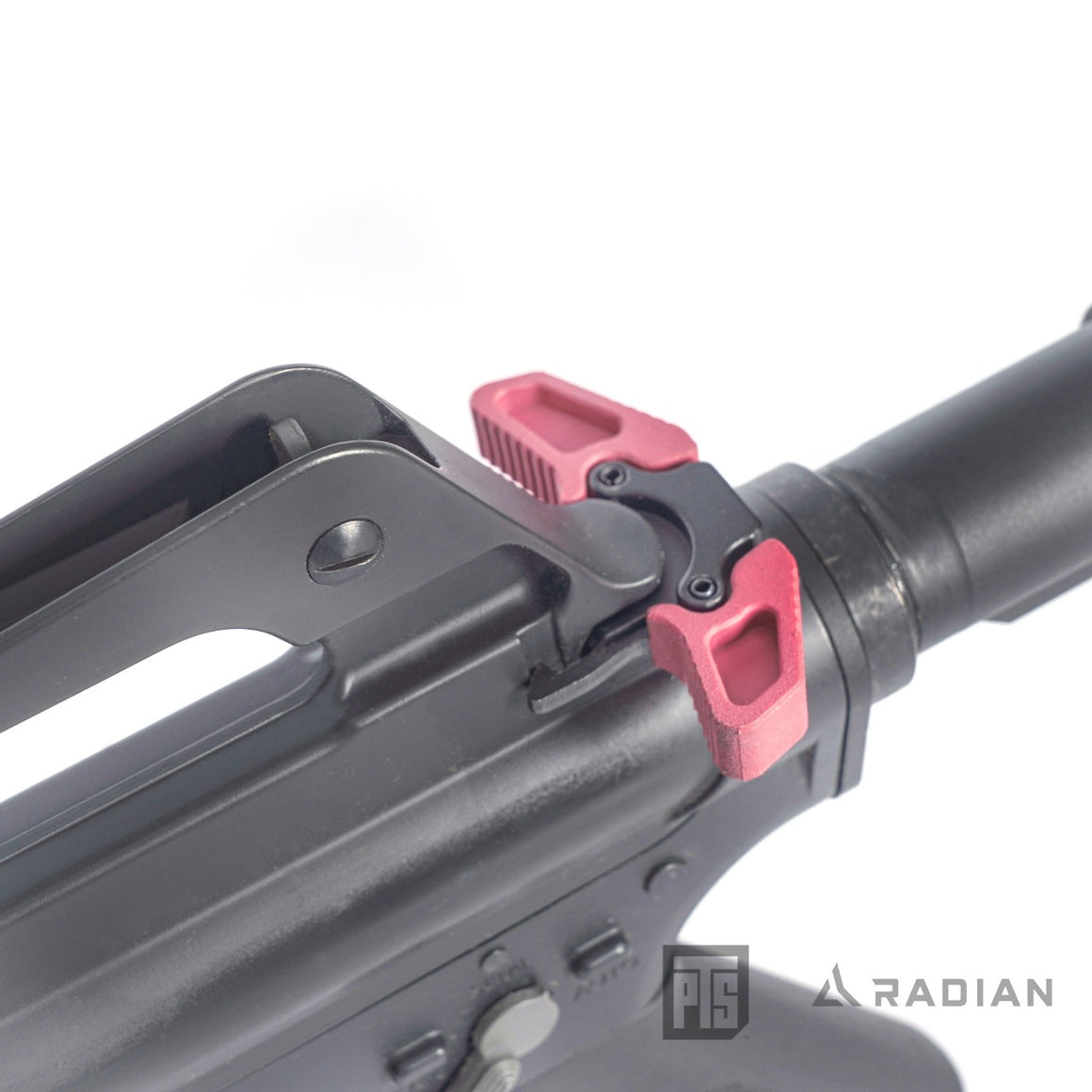 PTS Radian Raptor-LT Ambidextrous Charging Handle For AEG / ERG-Red