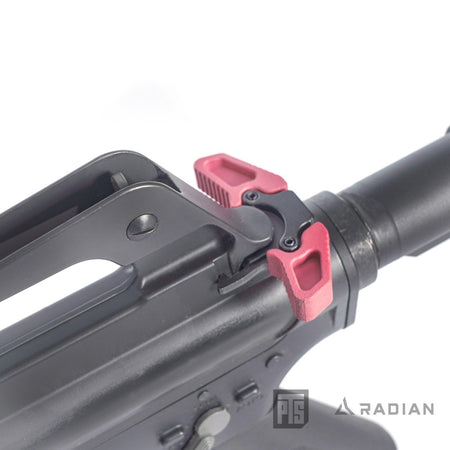 PTS Radian Raptor-LT Ambidextrous Charging Handle For AEG / ERG-Red