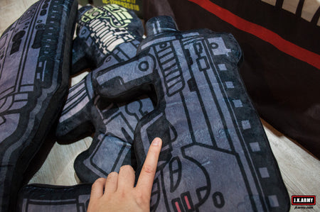 MP7 SMG Style Plush Cushion
