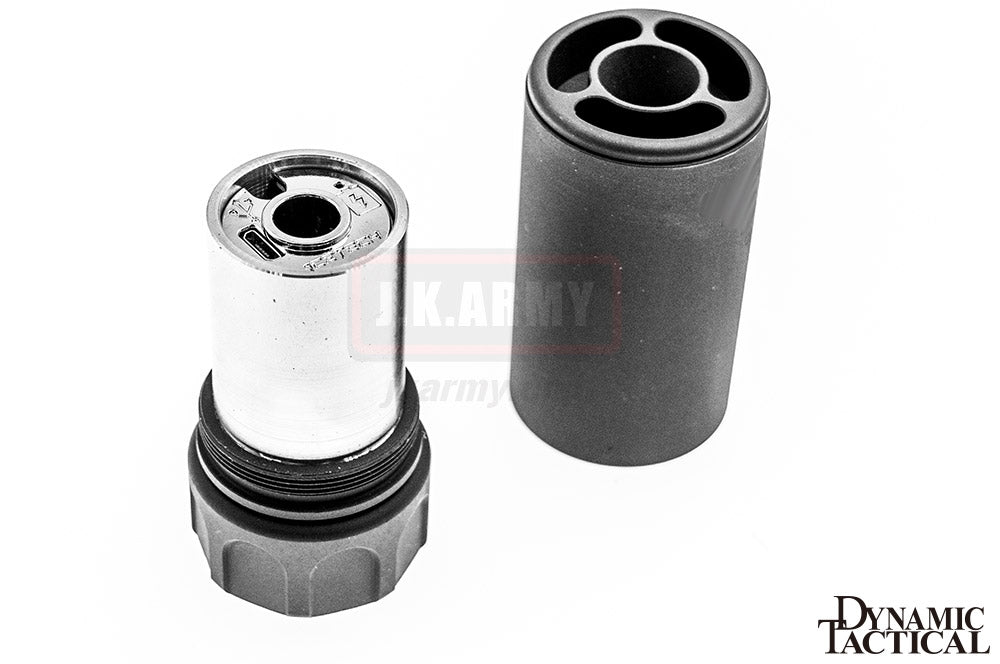 DYTAC SureLier Warden Mock Dummy Suppressor / Tracer Unit ( w/ Lighter S ) ( BK ) ( 14mm CCW )