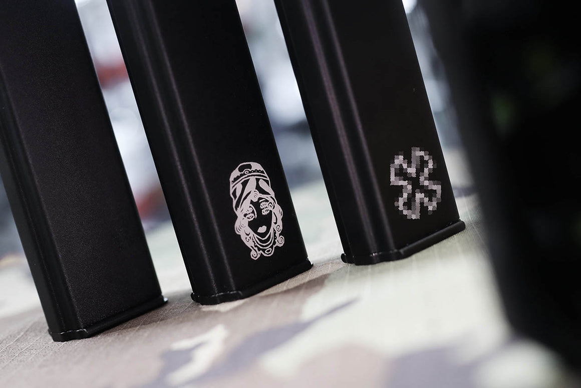 DYTAC AR 9mm SMG Style GBB Magazine ( 32 Rounds 6mm BB ) For EMG NOVESKE N9 SPACE BABY PCC MWS GBB-Woman Style