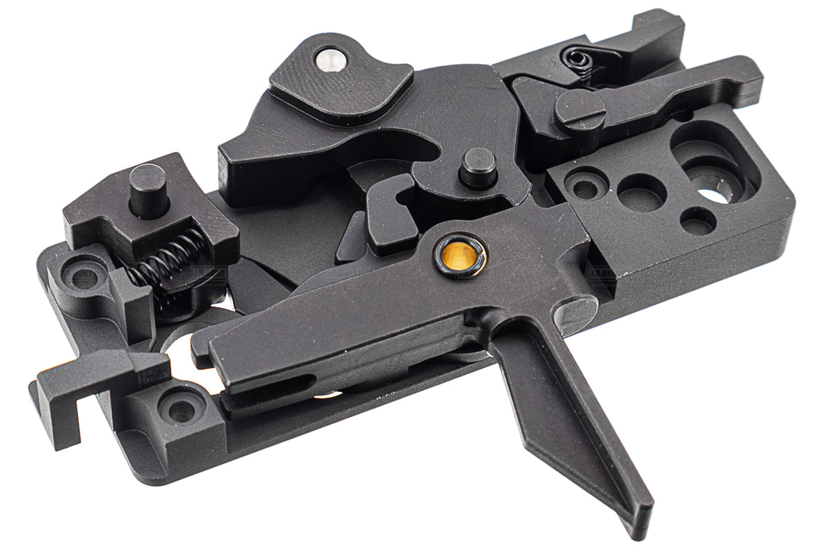 DYTAC Drop in Trigger Box Set Assemble Flat Trigger for Tokyo Marui TM M4 MWS GBB ( Ambi Bolt Release Function Compatible )