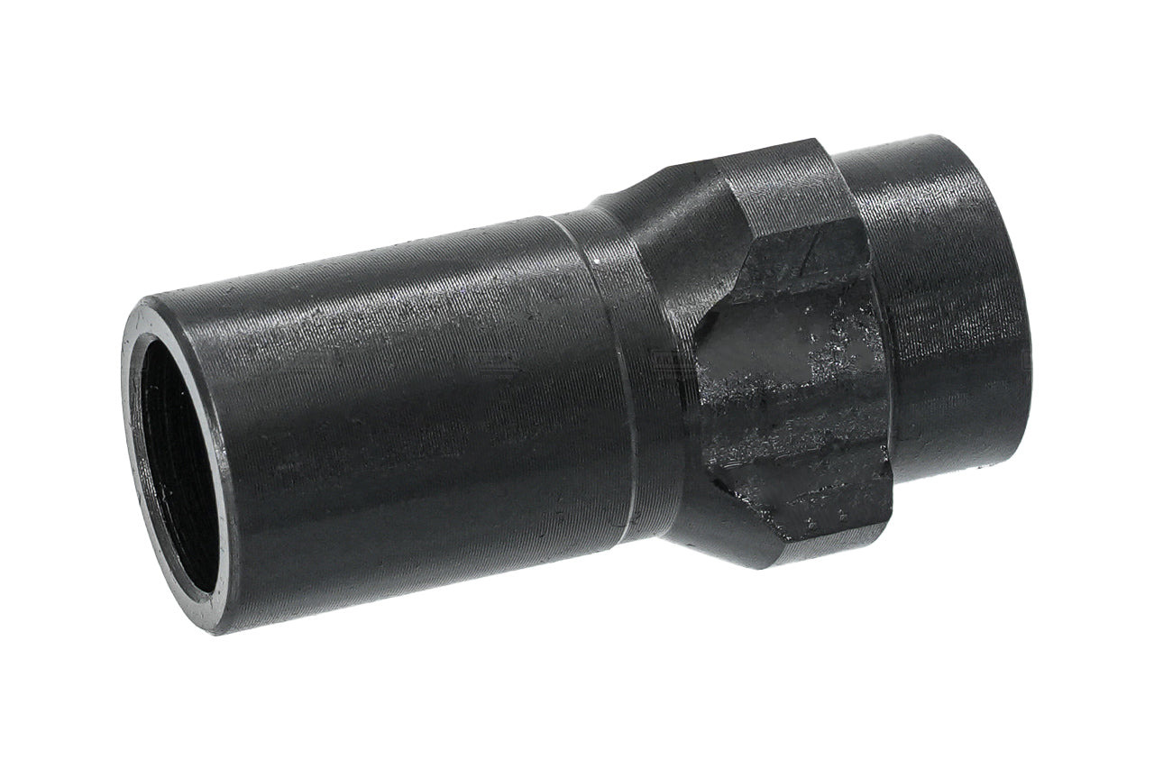 DYTAC Steel Tri-Lug 14mm CCW SMG Flash Hider For EMG NOVESKE N9 SPACE BABY 5.25" GBB
