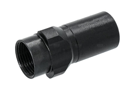 DYTAC Steel Tri-Lug 14mm CCW SMG Flash Hider For EMG NOVESKE N9 SPACE BABY 5.25" GBB