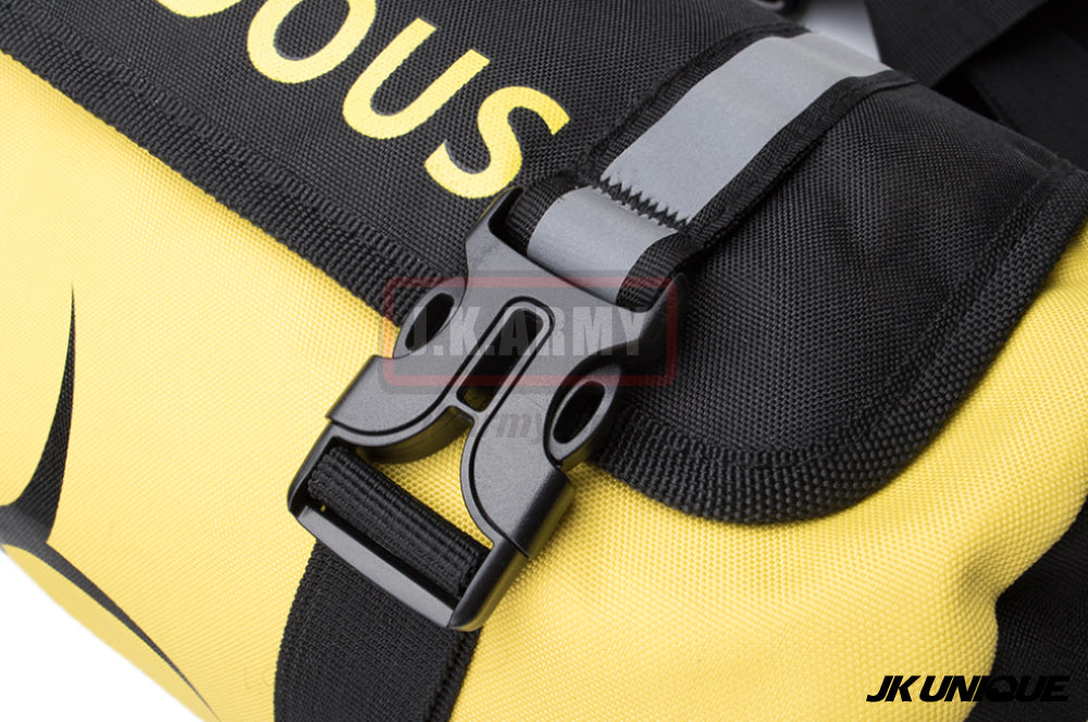 The Division Cosplaying Game Dark Zone Bag ( HAZARDOUS ) ( SHD Agent ) ( Yellow ) ( JKU-DZB01 )