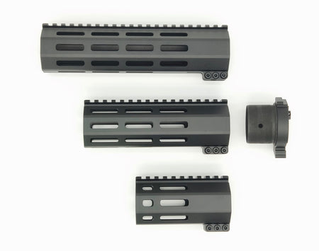 RGW M4 QD Takedown System M-LOK Rail Handguard for TM MWS / WE / VFC M4 AR15 GBB ( 4" / 7" / 9" / 12" )-12" Rail