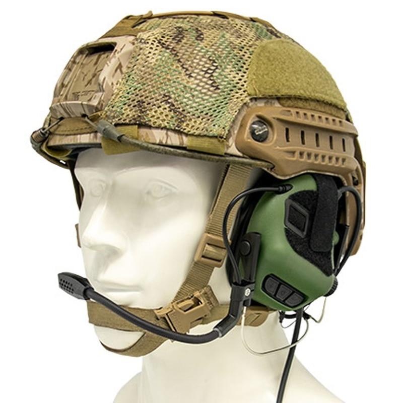 Earmor MilPro M32N Mark3 Tactical Headset ( Mil Spec Communication Hearing Protector ) ( OPSMEN )-Coyote Brown