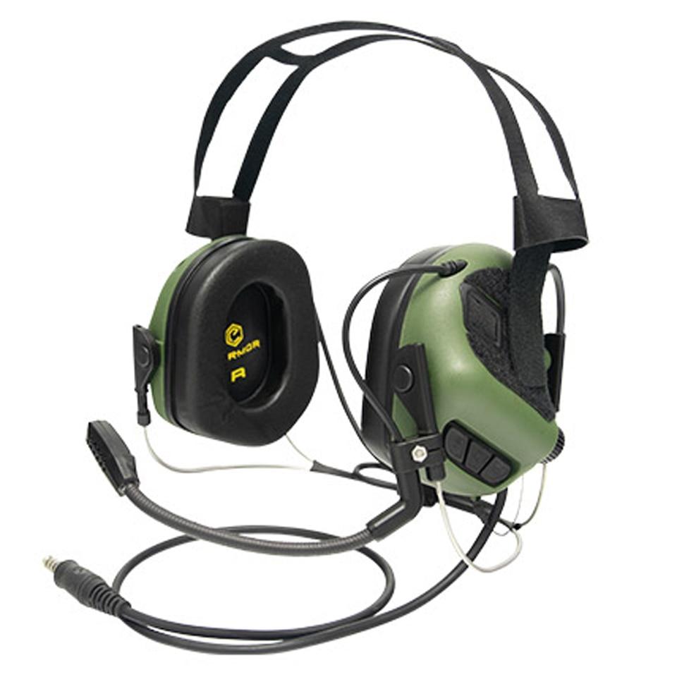 Earmor MilPro M32N Mark3 Tactical Headset ( Mil Spec Communication Hearing Protector ) ( OPSMEN )-Coyote Brown