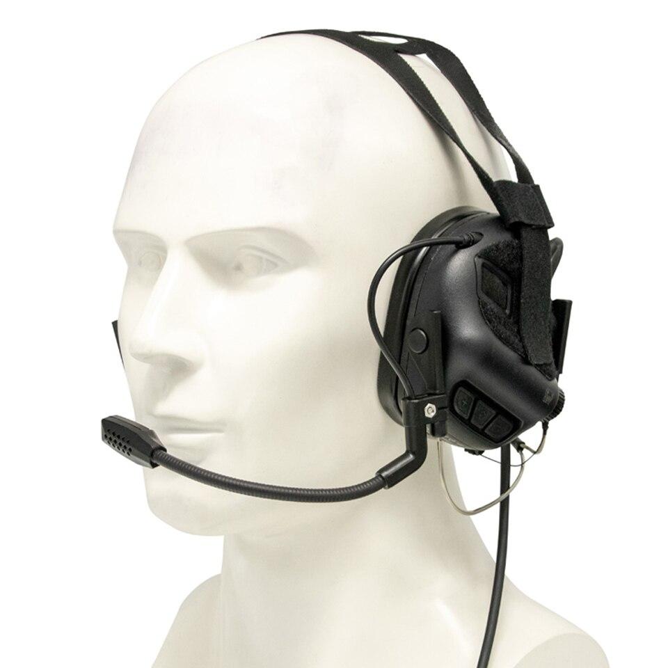 Earmor MilPro M32N Mark3 Tactical Headset ( Mil Spec Communication Hearing Protector ) ( OPSMEN )-Coyote Brown