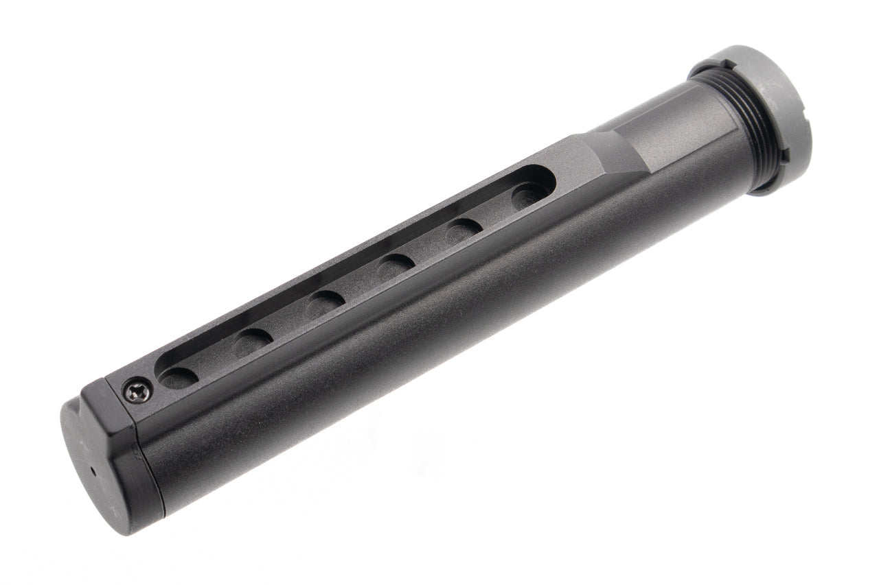 E&C Metal 6 Position Buttstock Buffer Tube for AEG ( Black ) ( Fit for CCT0125 AI 01 AAP01 Kit Stock )