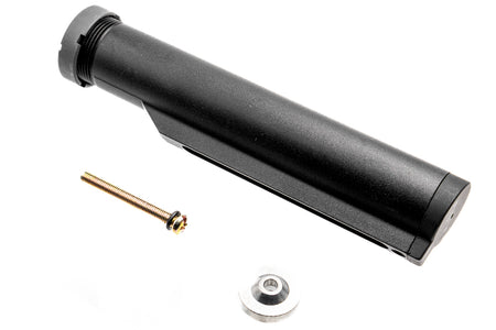E&C Metal 6 Position Buttstock Buffer Tube for AEG ( Black ) ( Fit for CCT0125 AI 01 AAP01 Kit Stock )