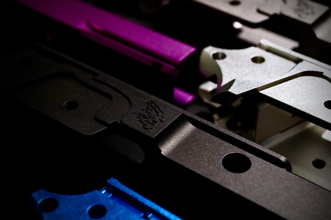 EDGE LimCat Style Aluminum Frame for Marui TM Hi-Capa GBBP Series-Orange