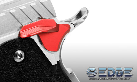 EDGE ALBATROSS Aluminum Ambi Thumb Safeties for Marui TM Hi-Capa GBBP Series-Orange