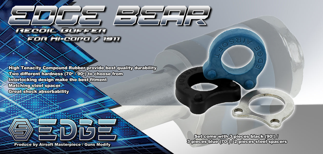 EDGE BEAR Recoil Buffer for Marui TM Hi-Capa GBBP Series