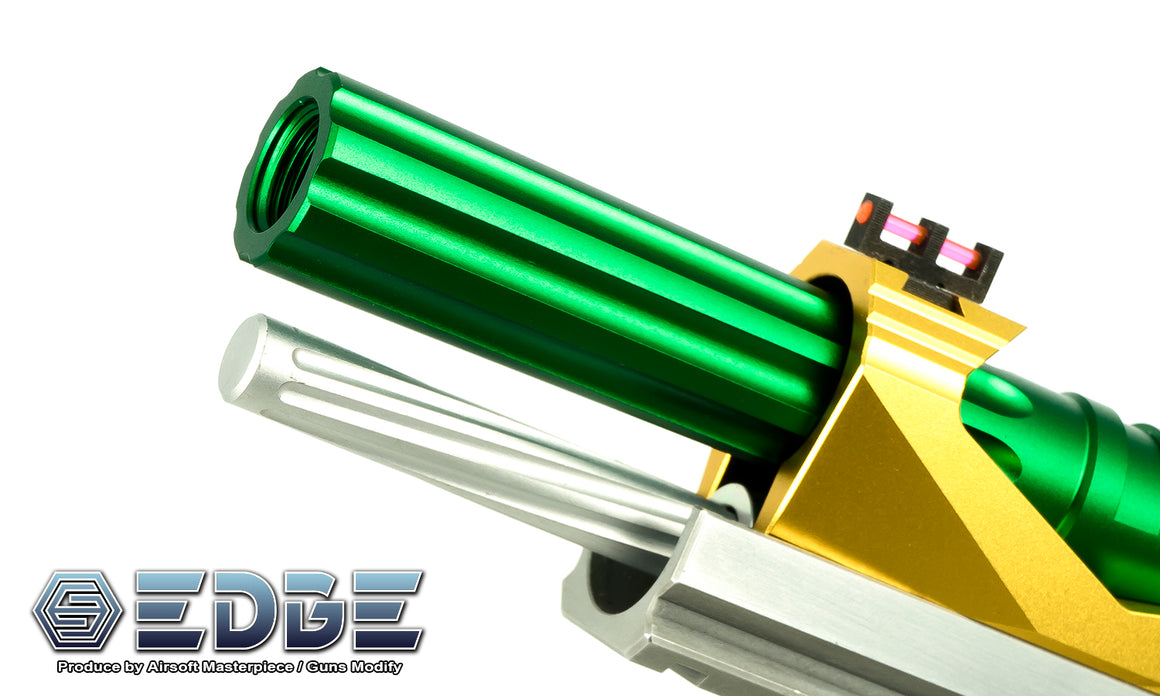 EDGE WARP Aluminum Outer Barrel for Marui TM Hi-Capa 5.1 / 1911 GBBP Series-Silver