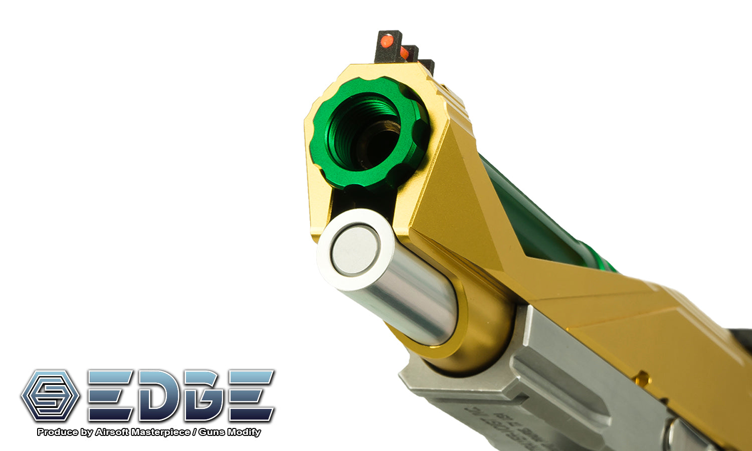 EDGE WARP Aluminum Outer Barrel for Marui TM Hi-Capa 5.1 / 1911 GBBP Series-Silver