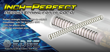 EDGE INCH-PERFECT Recoil Spring for Marui TM Hi-Capa /1911 GBBP Series-130%