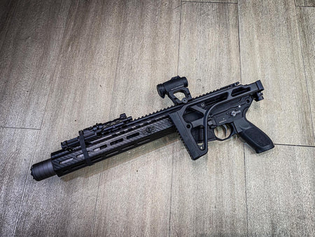 Artisan Folding Style Stock for MCX / M1913 20mm Rail ( Black )