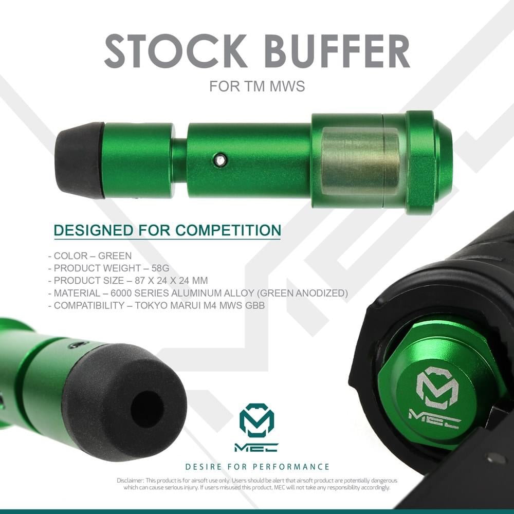 MEC Stock Buffer for Marui TM MWS GBB Series