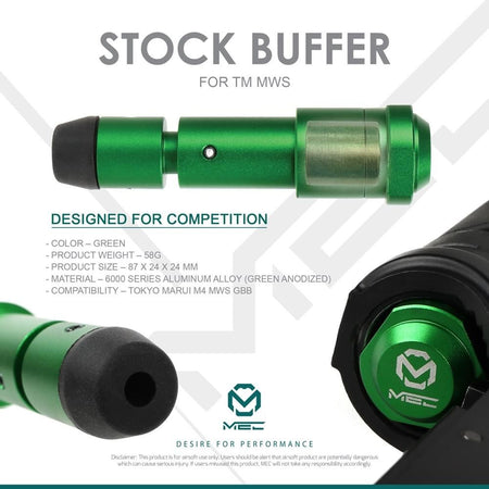MEC Stock Buffer for Marui TM MWS GBB Series