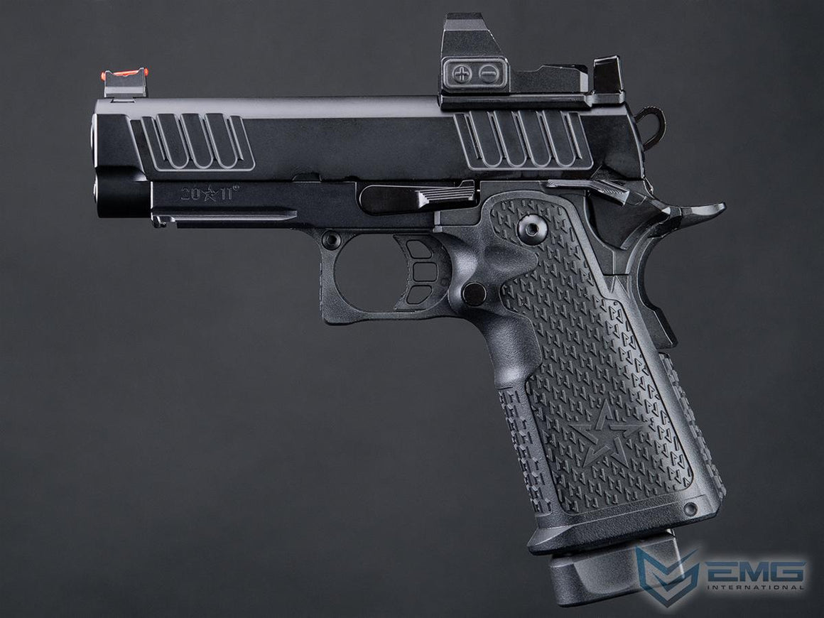 EMG Staccato Licensed C2 Compact 2011 Hi-Capa GBBP Gas Blowback Pistol Airsoft ( Model: VIP Grip / Standard / Green Gas )