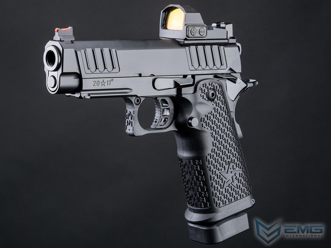 EMG Staccato Licensed C2 Compact 2011 Hi-Capa GBBP Gas Blowback Pistol Airsoft ( Model: VIP Grip / Standard / Green Gas )