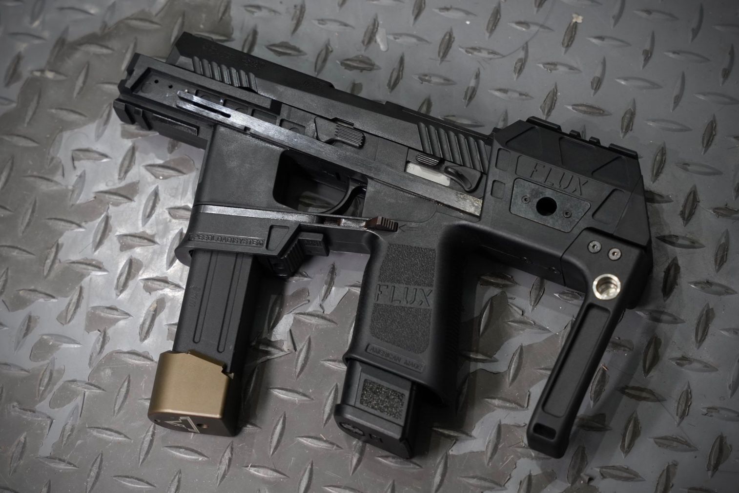 EMG FLUX Raider PDW Kit For SIG AIR / VFC P320 M17 M18 XCarry GBBP Series -FDE