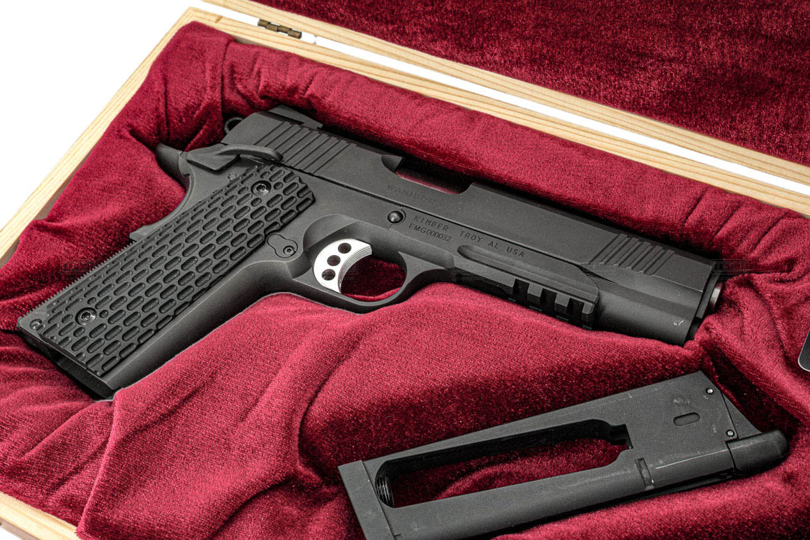 EMG Kimber Licensed CNC Steel Warrior 1911 CO2 GBB Pistol Airsoft