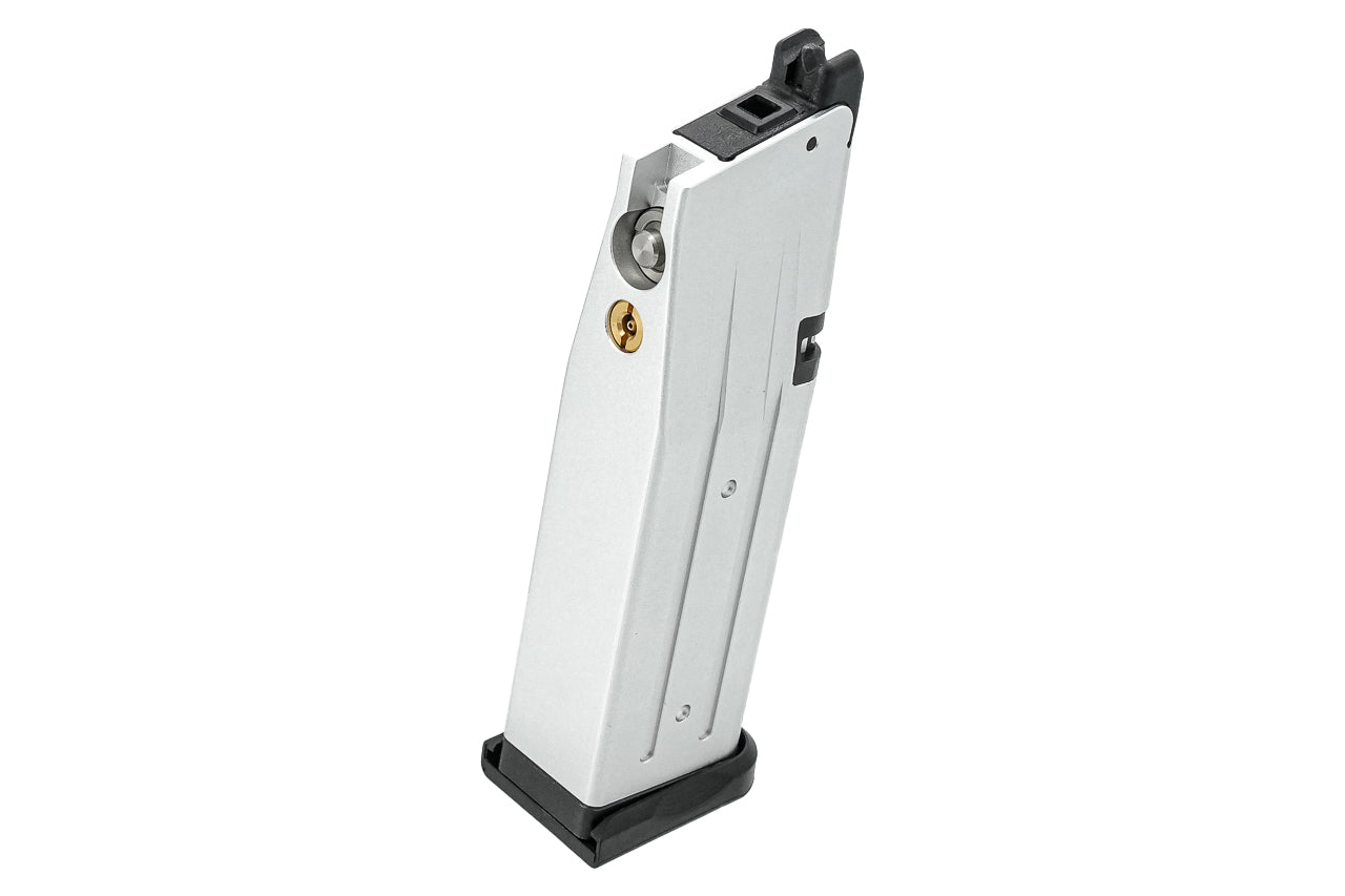 EMG Staccato Licensed CNC Aluminum Staccato CS 24 Rounds High Flow Version Gas Magazine ( 125mm ) ( by SAVIA )