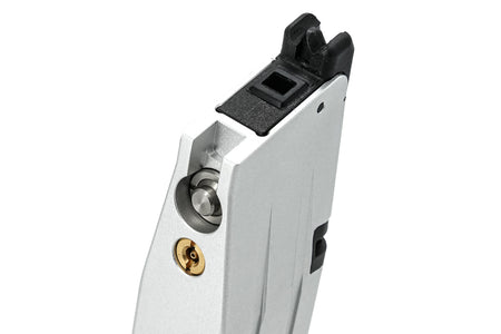 EMG Staccato Licensed CNC Aluminum Staccato CS 24 Rounds High Flow Version Gas Magazine ( 125mm ) ( by SAVIA )