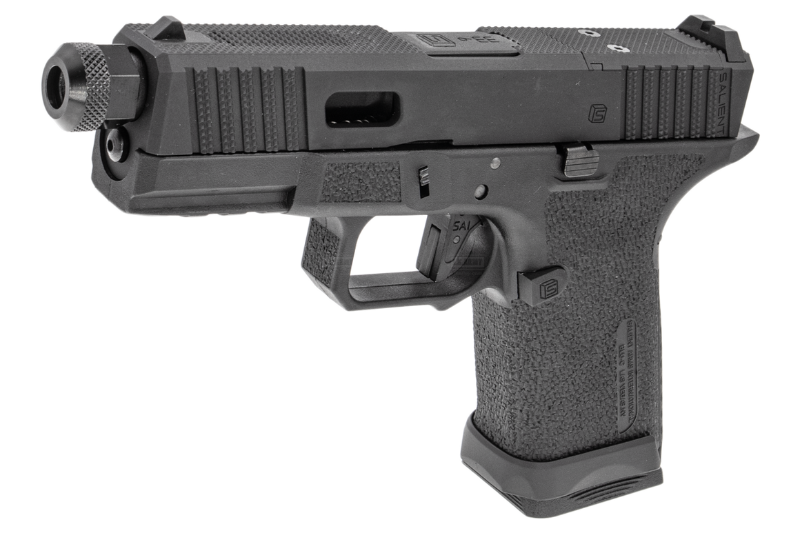 EMG SAI BLU Tier One 2.0 Compact GBB Pistol Airsoft ( Aluminum / Green Gas Type ) ( Black ) #SA-TO2001