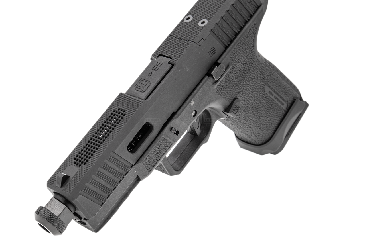 EMG SAI BLU Tier One 2.0 Compact GBB Pistol Airsoft ( Aluminum / Green Gas Type ) ( Black ) #SA-TO2001