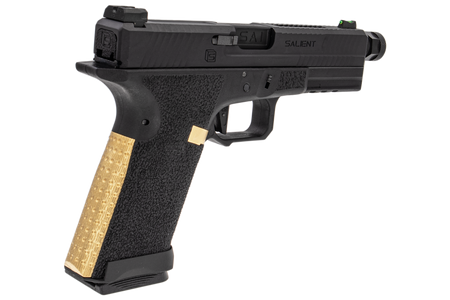 EMG SAI BLU Model 17 Standard GBB Pistol Airsoft ( Full Auto / Aluminum / Green Gas Type ) ( Black & Gold ) #SA-BL0150
