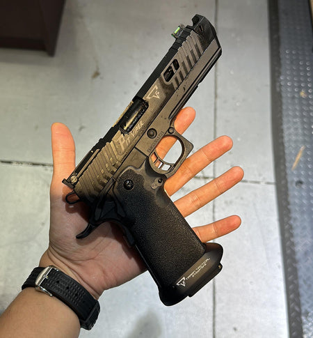 EMG TTI Licensed JW4 2011 Pit Viper Hi-Capa GBB Pistol Airsoft ( Black Version ) ( by AW Custom / Full Auto / Gas / TT-PV0131 ) ( Licensed by Taran Tactical Innovations ) ( John Wick )