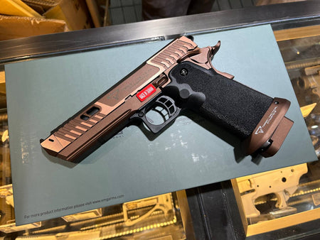 EMG TTI Licensed JW4 Sand Viper Hi-Capa GBB Pistol Airsoft ( by AW Custom / Standard / Gas / TT-SV0100 ) ( Licensed by Taran Tactical Innovations ) ( John Wick )