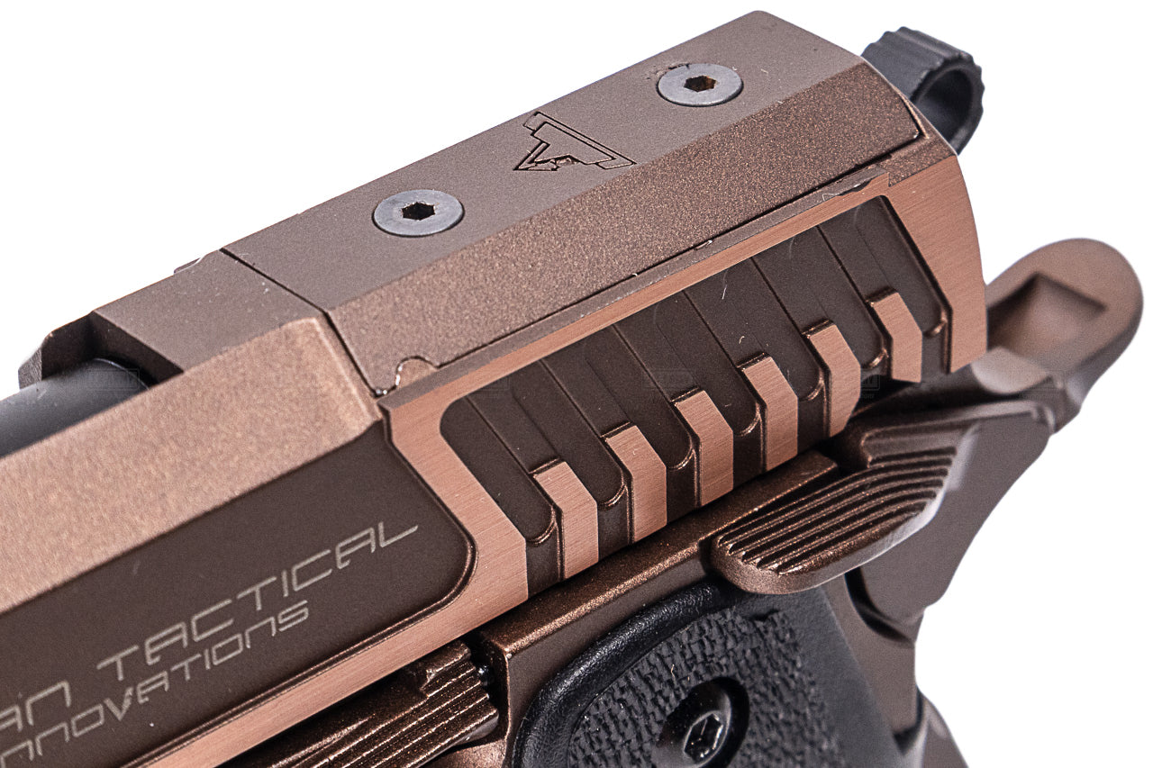 EMG TTI Licensed JW4 Sand Viper Hi-Capa GBB Pistol Airsoft ( by AW Custom / Standard / Gas / TT-SV0100 ) ( Licensed by Taran Tactical Innovations ) ( John Wick )
