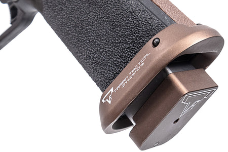 EMG TTI Licensed JW4 Sand Viper Hi-Capa GBB Pistol Airsoft ( by AW Custom / Semi-Auto / Full Auto / Gas / TT-SV0130 ) ( Licensed by Taran Tactical Innovations ) ( John Wick )