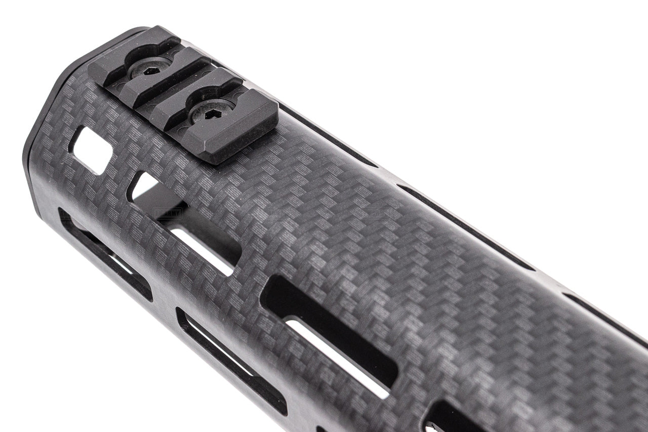 EMG Lancer Systems Licensed LCH Faux Carbon M-LOK Handguard Rail For M4 AEG / MWS GBBR Series -15 Inch