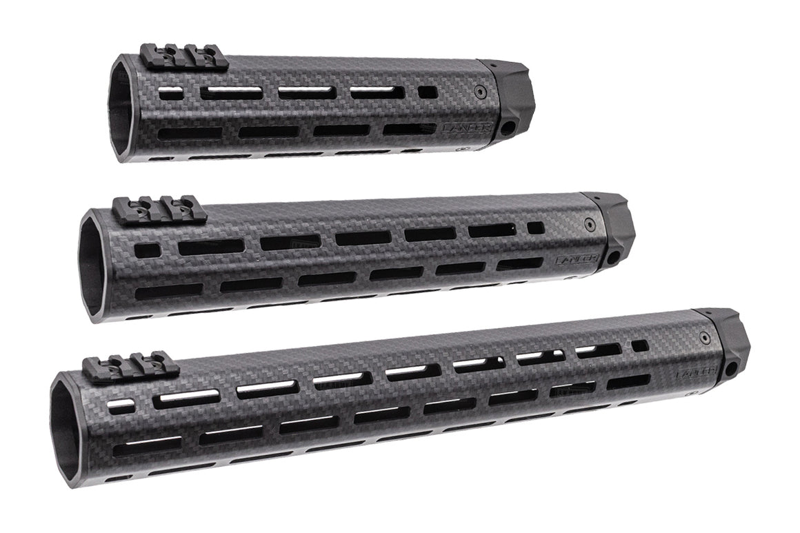 EMG Lancer Systems Licensed LCH Faux Carbon M-LOK Handguard Rail For M4 AEG / MWS GBBR Series -15 Inch