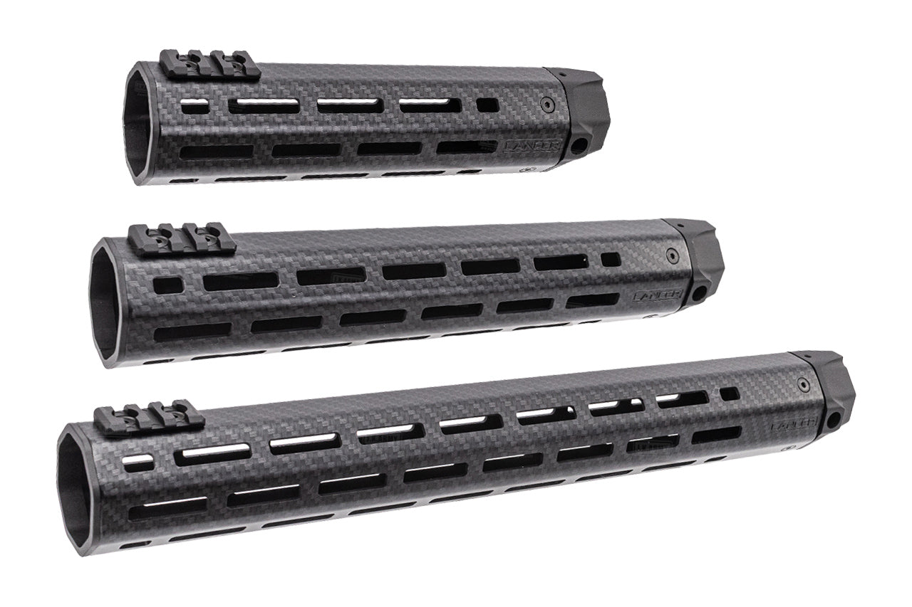 EMG Lancer Systems Licensed LCH Faux Carbon M-LOK Handguard Rail For M4 AEG / MWS GBBR Series -15 Inch