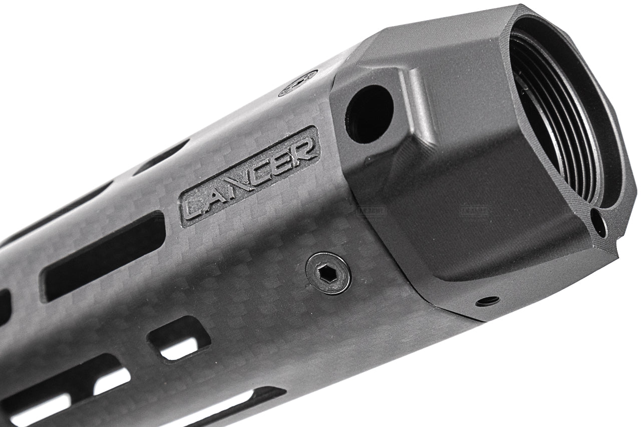 EMG Lancer Systems Licensed LCH M-LOK Handguard Rail For M4 AEG / MWS ( Real Carbon Fiber / 8" / 12" / 15")-15 inch