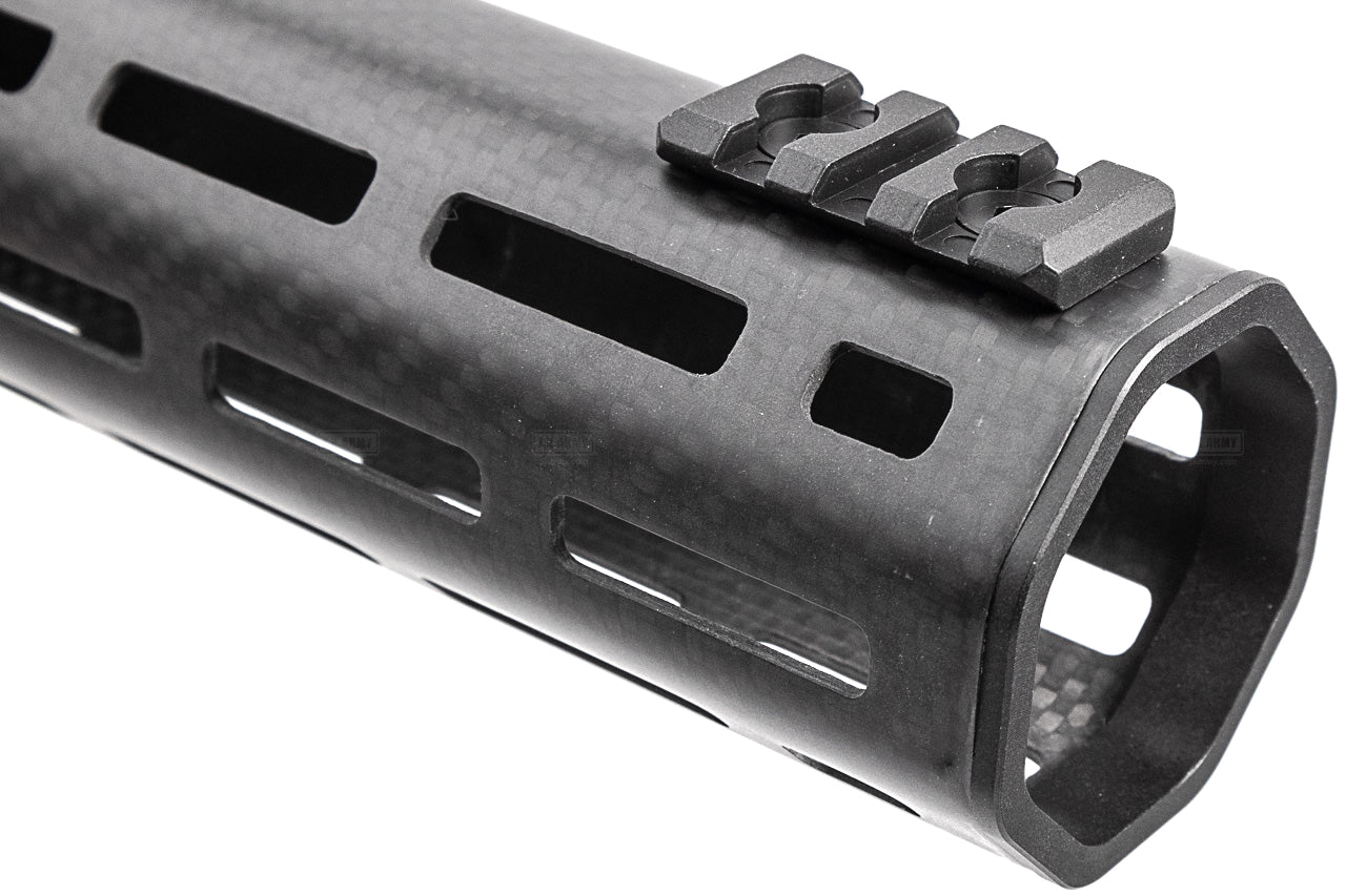EMG Lancer Systems Licensed LCH M-LOK Handguard Rail For M4 AEG / MWS ( Real Carbon Fiber / 8" / 12" / 15")-15 inch