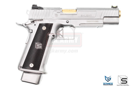 EMG SAI 2011 DS Hi-Capa 5.1 Airsoft GBB Pistol ( Silver )