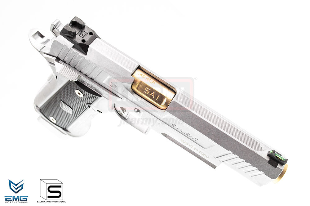 EMG SAI 2011 DS Hi-Capa 5.1 Airsoft GBB Pistol ( Silver )