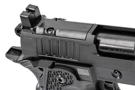 EMG Staccato Licensed C2 Compact 2011 CNC AI Slide Hi-Capa GBBP Gas Blowback Pistol Airsoft ( Model: VIP Grip / CNC / Green Gas )